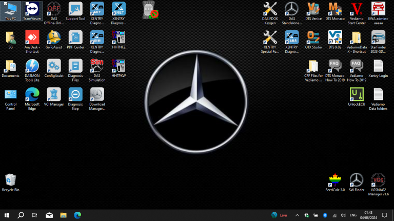 Mercedes Xentry desktop 06.2024